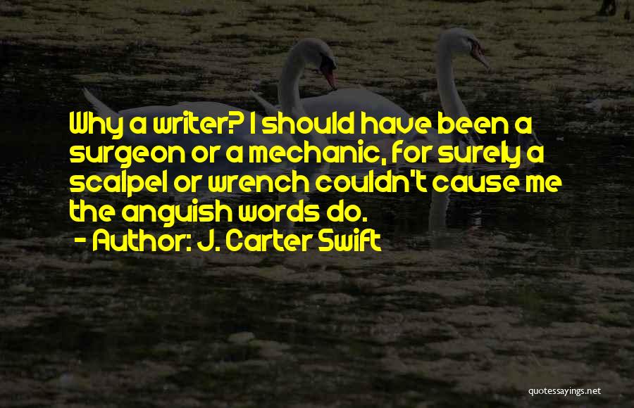 A Mechanic Quotes By J. Carter Swift