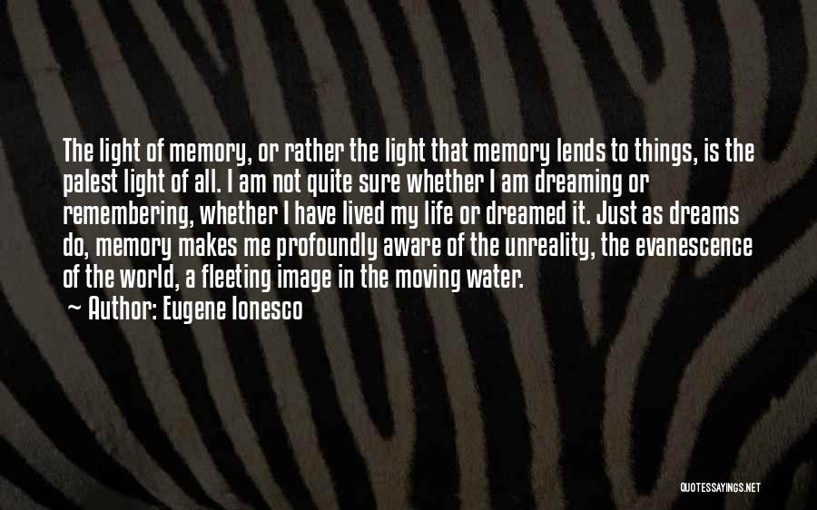 A Memory Of Light Quotes By Eugene Ionesco