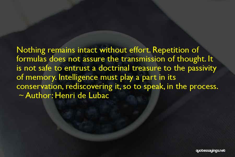 A Memory Quotes By Henri De Lubac