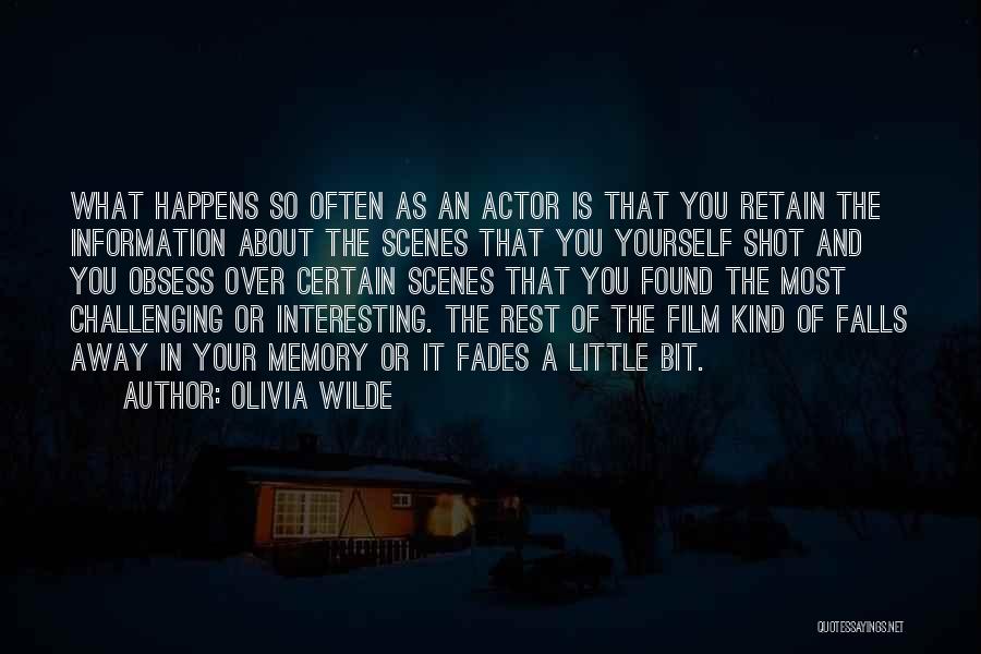 A Memory Quotes By Olivia Wilde