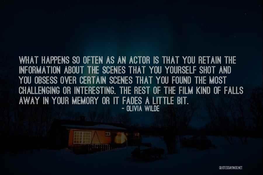 A Memory Quotes By Olivia Wilde