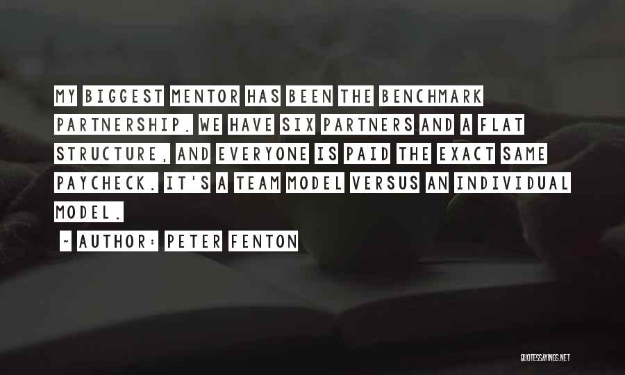 A Mentor Quotes By Peter Fenton