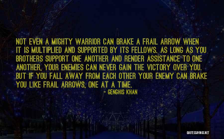 A Mighty Long Way Quotes By Genghis Khan A Mighty Long Way Quotes By Genghis Khan