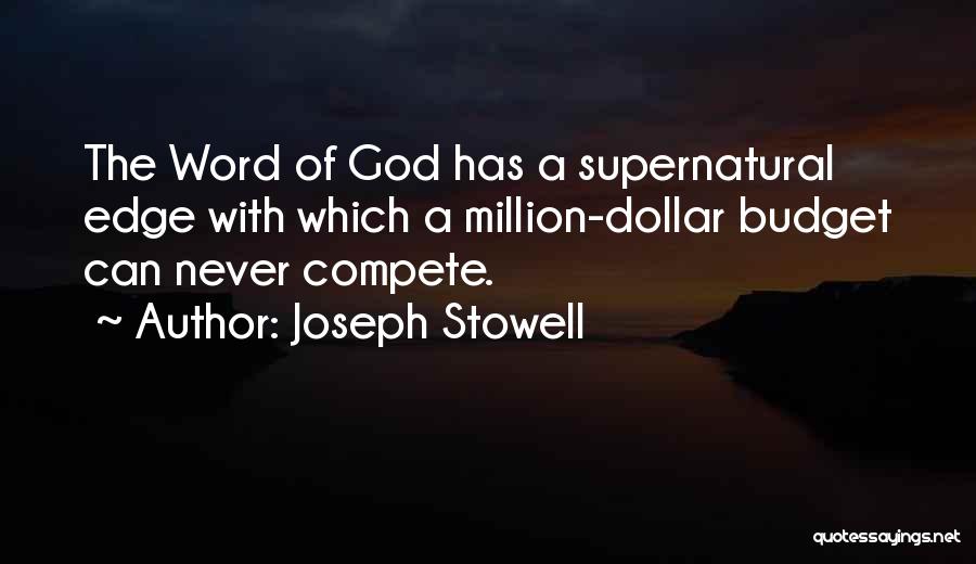 A Million Dollars Quotes By Joseph Stowell