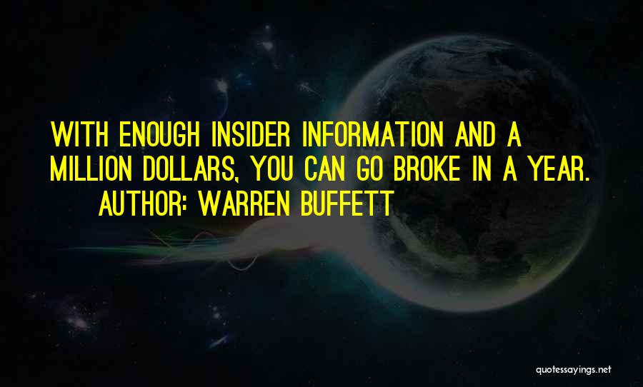 A Million Dollars Quotes By Warren Buffett