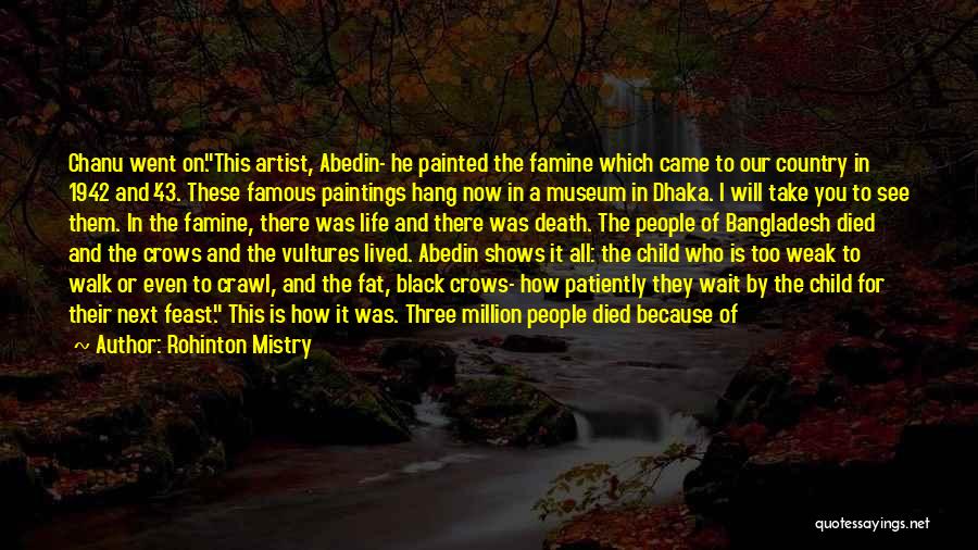A Million Famous Quotes By Rohinton Mistry