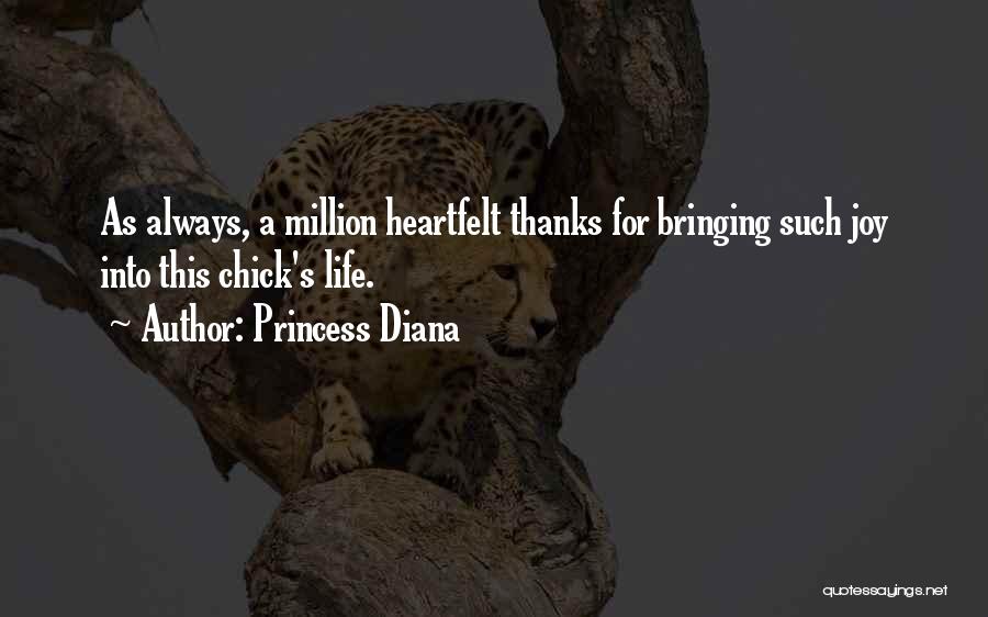 A Million Thanks Quotes By Princess Diana