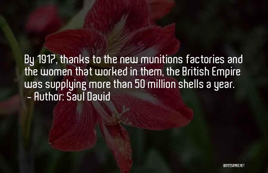 A Million Thanks Quotes By Saul David