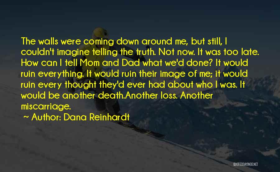 A Miscarriage Loss Quotes By Dana Reinhardt