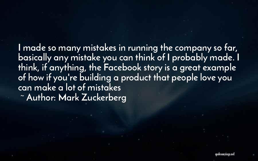 A Mistake You Made Quotes By Mark Zuckerberg