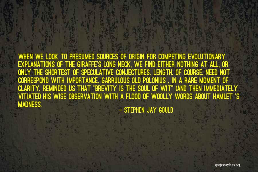 A Moment Of Clarity Quotes By Stephen Jay Gould