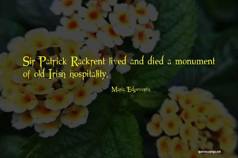 A Monument Quotes By Maria Edgeworth A Monument Quotes By Maria Edgeworth