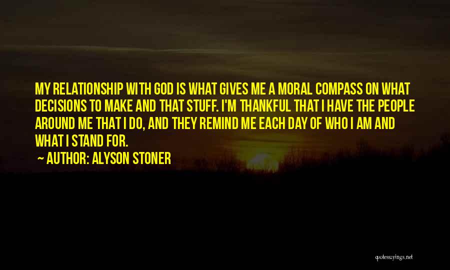 A Moral Compass Quotes By Alyson Stoner