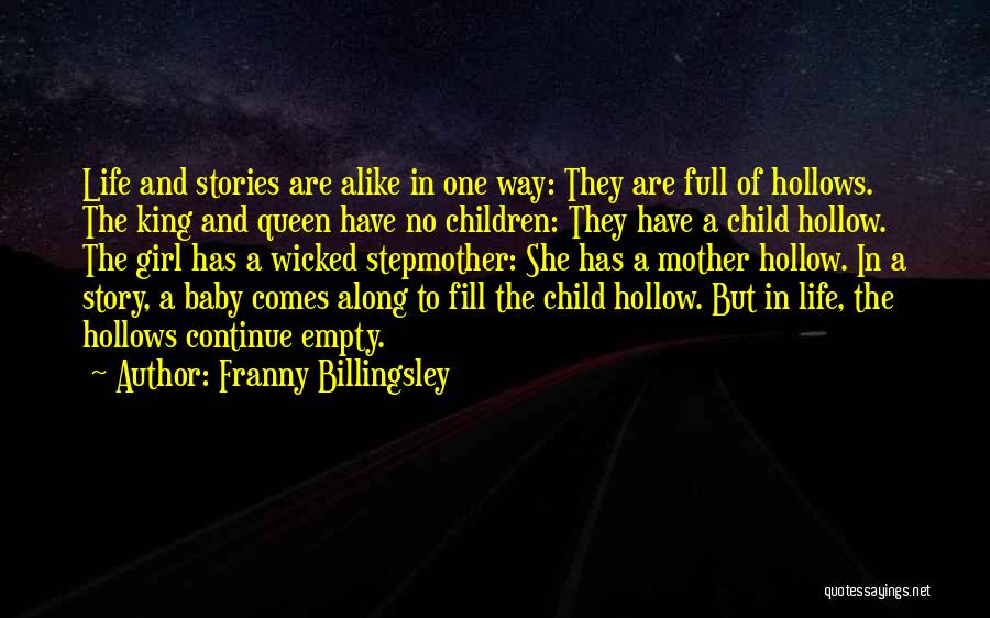 A Mother And Her Baby Girl Quotes By Franny Billingsley