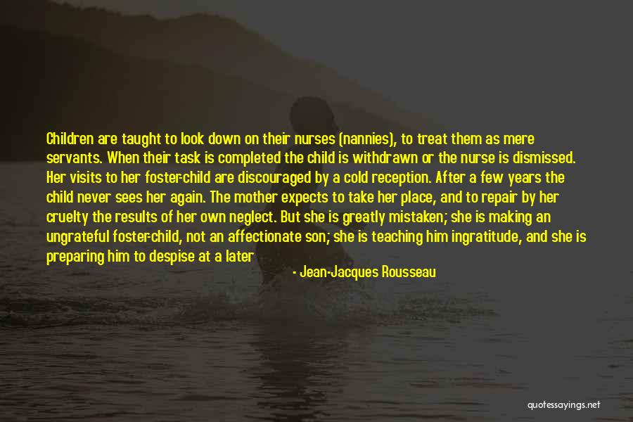 A Mother And Her Son Quotes By Jean-Jacques Rousseau