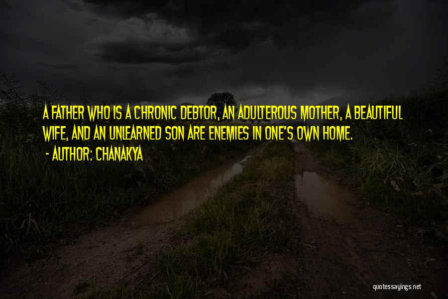 A Mother And Son Quotes By Chanakya