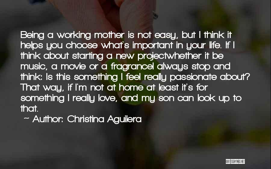 A Mother And Son's Love Quotes By Christina Aguilera