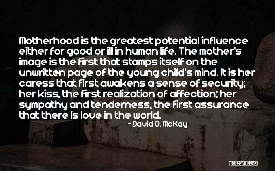 A Mother Love For Her Child Quotes By David O. McKay