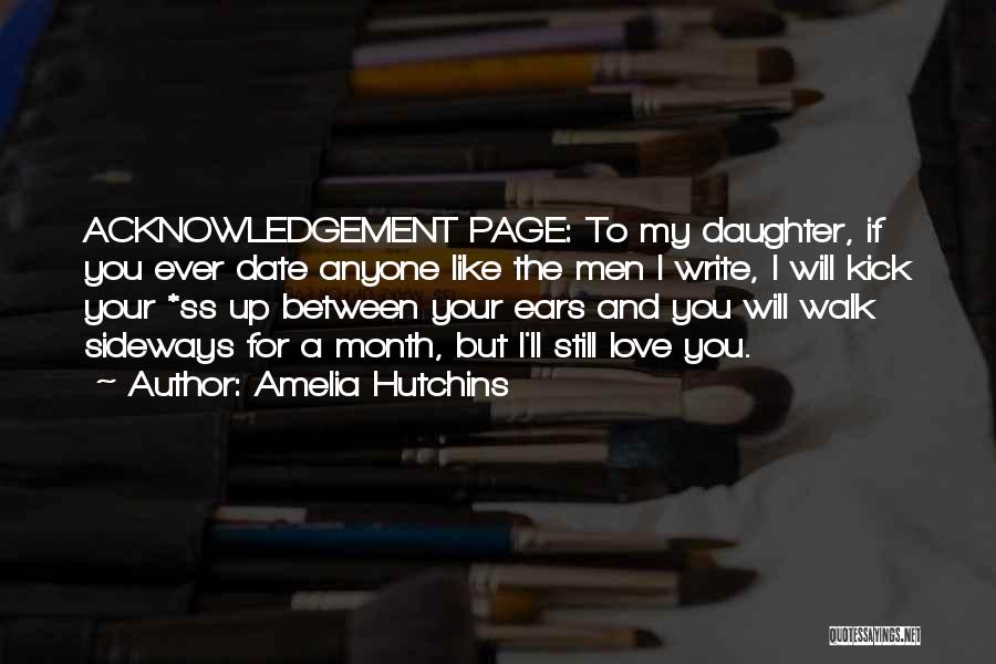 A Mother's Love For Her Daughter Quotes By Amelia Hutchins