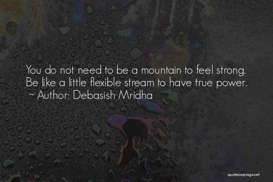 A Mountain Stream Quotes By Debasish Mridha