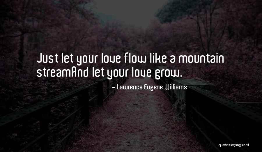 A Mountain Stream Quotes By Lawrence Eugene Williams