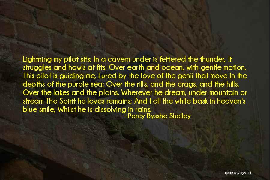 A Mountain Stream Quotes By Percy Bysshe Shelley