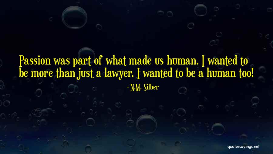A N Quotes By N.M. Silber