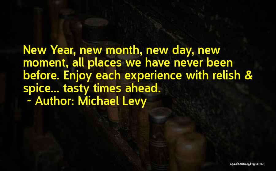 A New Day Ahead Quotes By Michael Levy