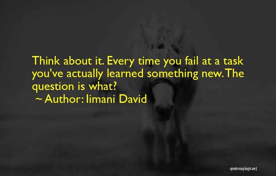 A New Life Quotes By Iimani David