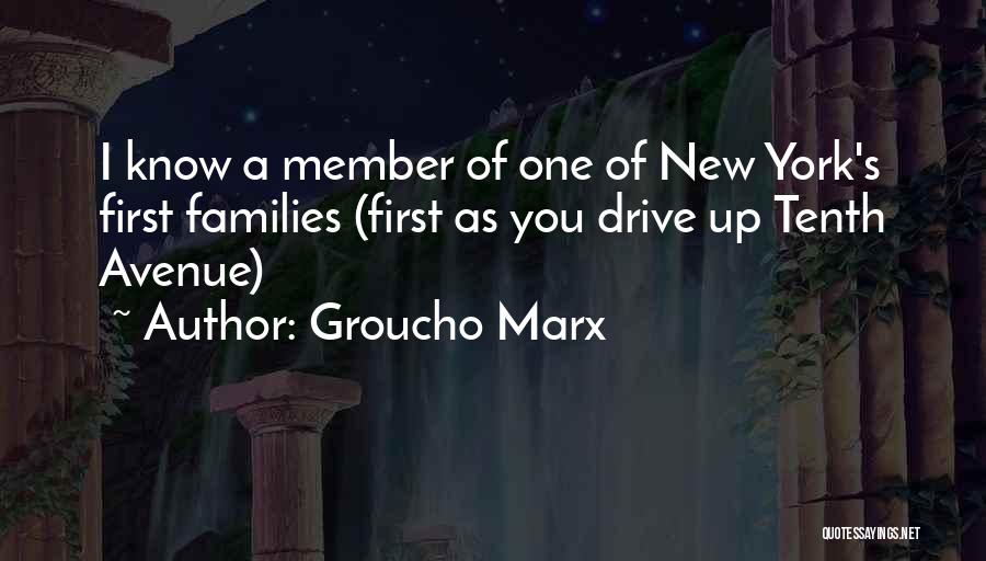 A New Member Of The Family Quotes By Groucho Marx