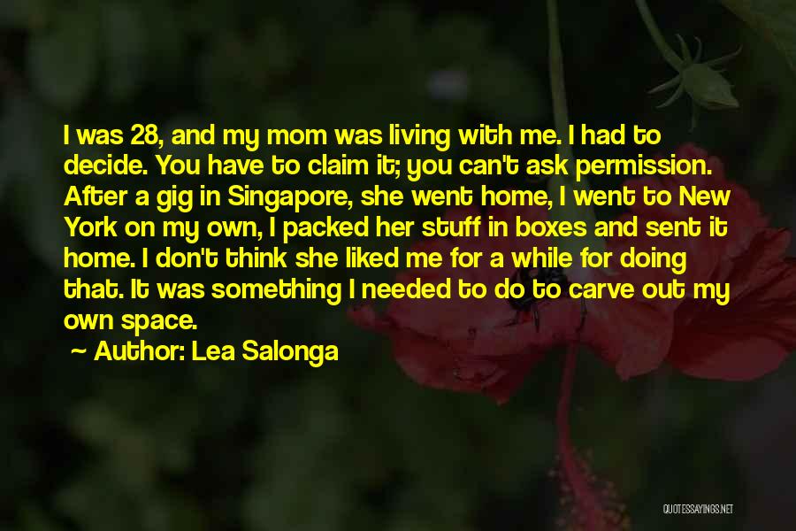 A New Mom Quotes By Lea Salonga