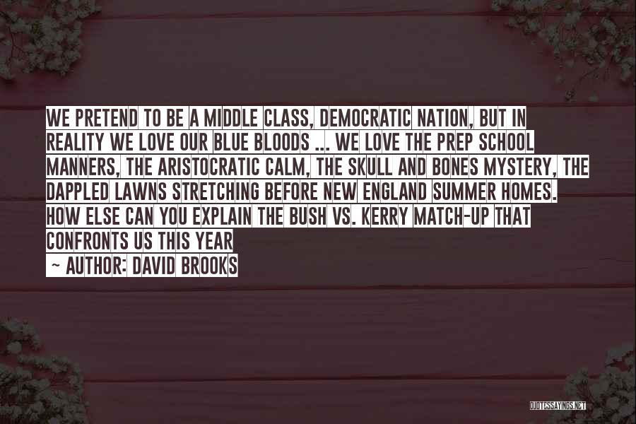 A New School Year Quotes By David Brooks