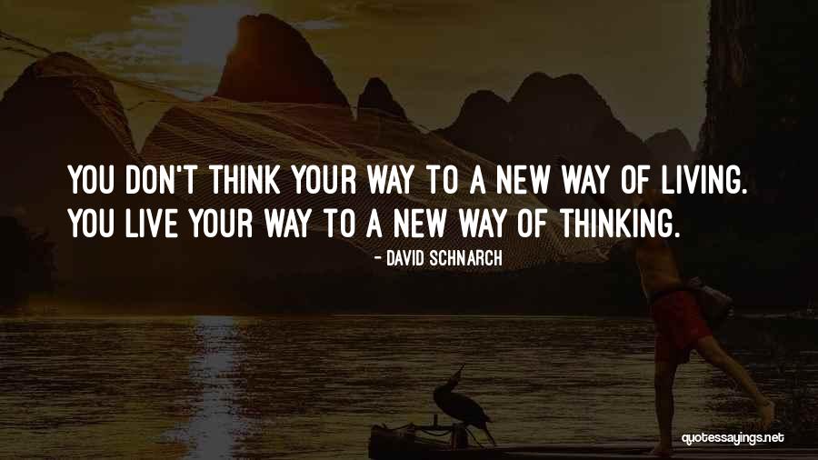 A New Way Of Thinking Quotes By David Schnarch