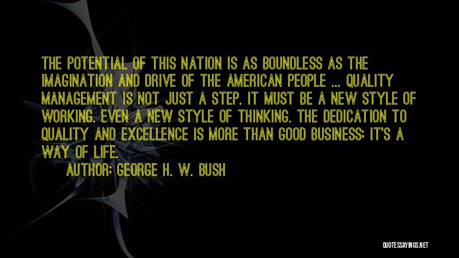 A New Way Of Thinking Quotes By George H. W. Bush