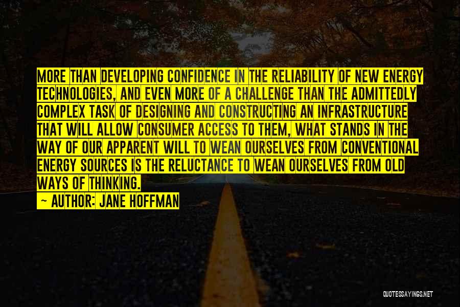 A New Way Of Thinking Quotes By Jane Hoffman