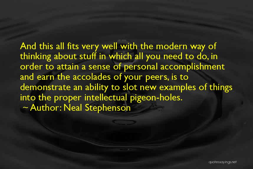 A New Way Of Thinking Quotes By Neal Stephenson