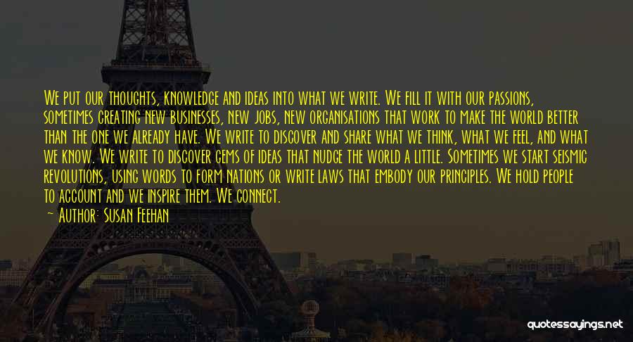 A New World Quotes By Susan Feehan