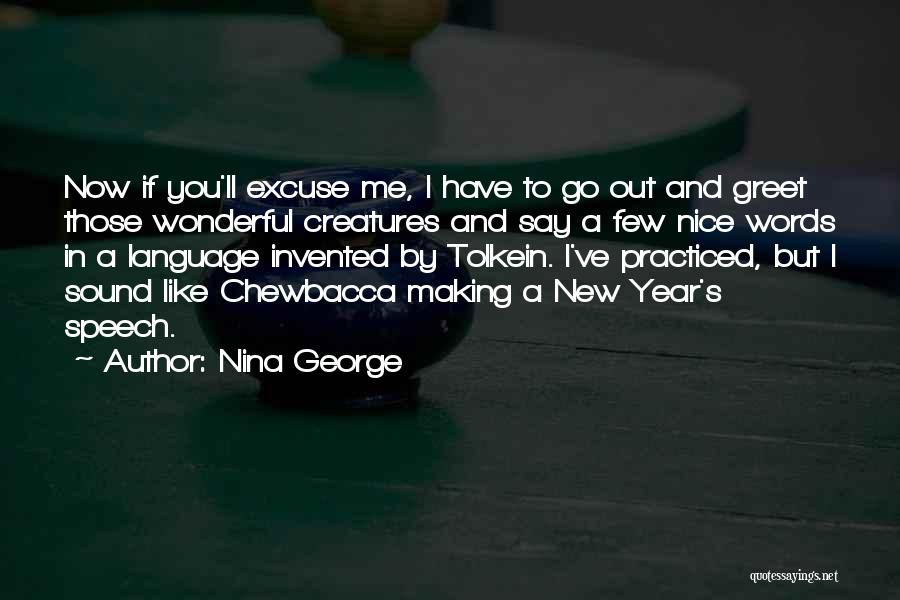 A New Year Funny Quotes By Nina George