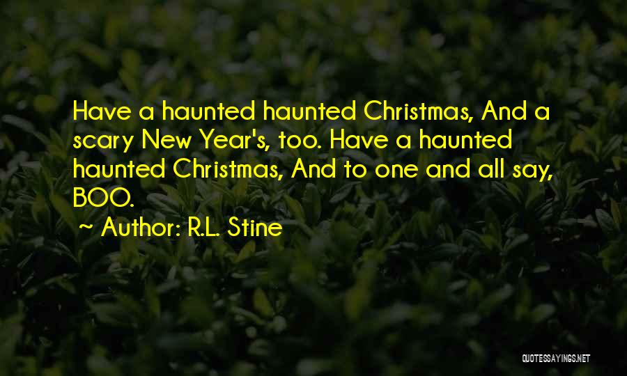 A New Year Quotes By R.L. Stine