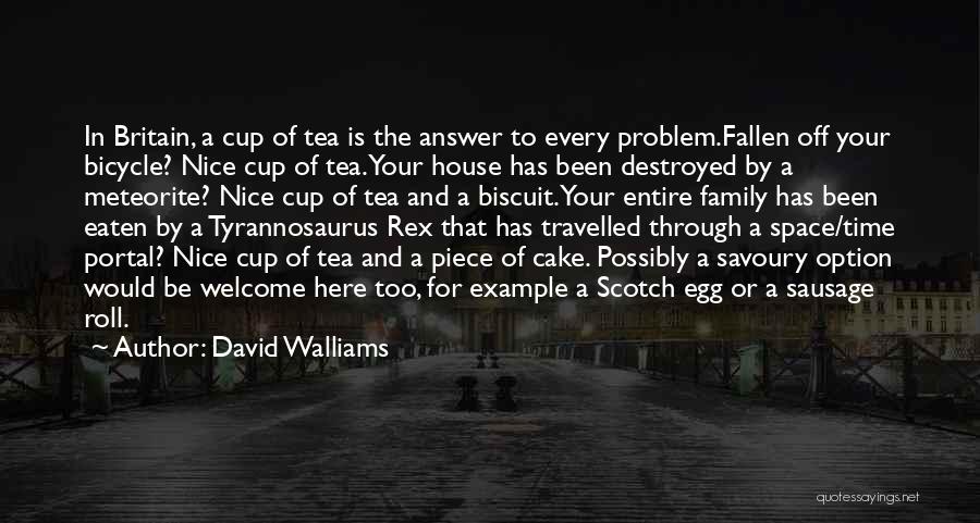 A Nice Cup Of Tea Quotes By David Walliams