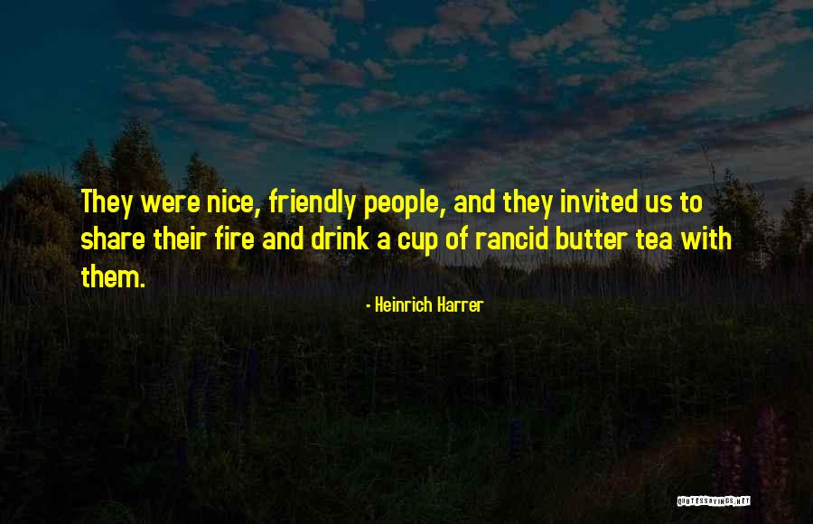 A Nice Cup Of Tea Quotes By Heinrich Harrer