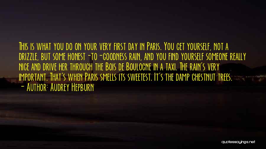 A Nice Day Quotes By Audrey Hepburn