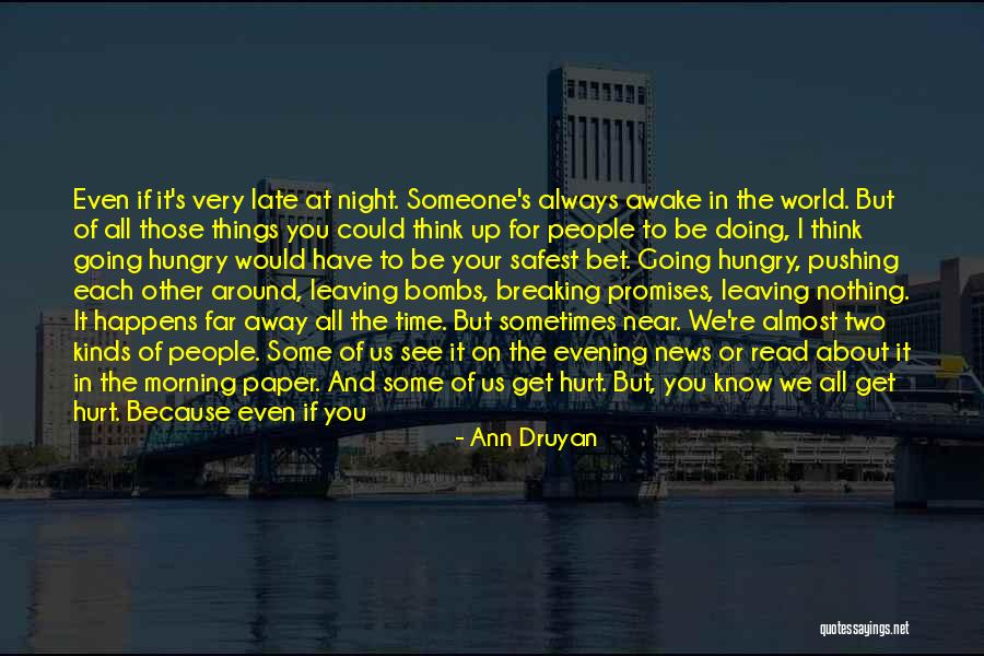 A Nice Evening Quotes By Ann Druyan