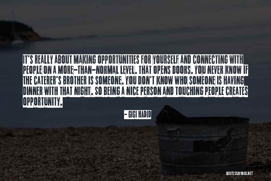 A Nice Night Quotes By Gigi Hadid A Nice Night Quotes By Gigi Hadid