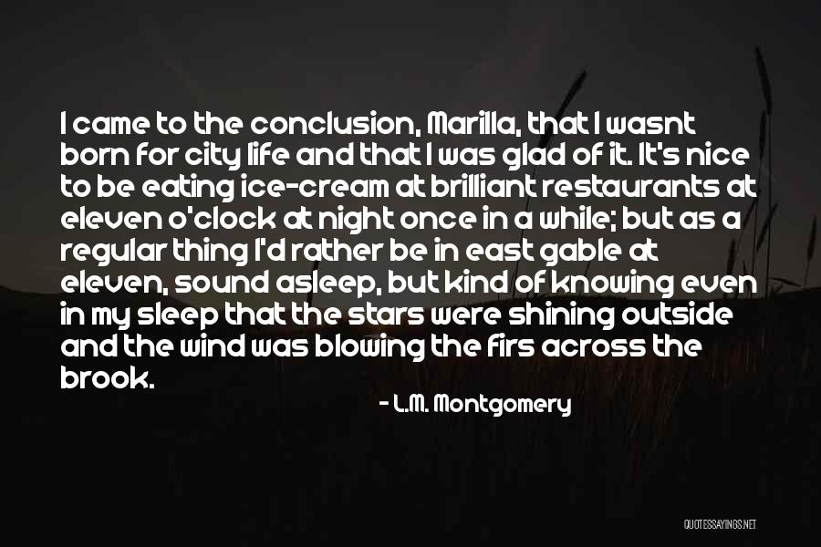 A Nice Night Quotes By L.M. Montgomery A Nice Night Quotes By L.M. Montgomery