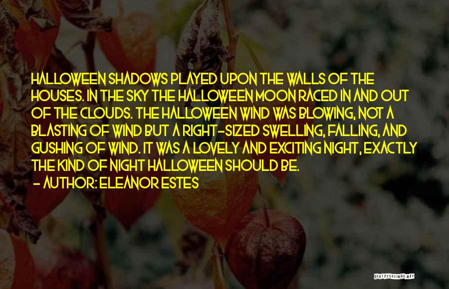 A Night Quotes By Eleanor Estes