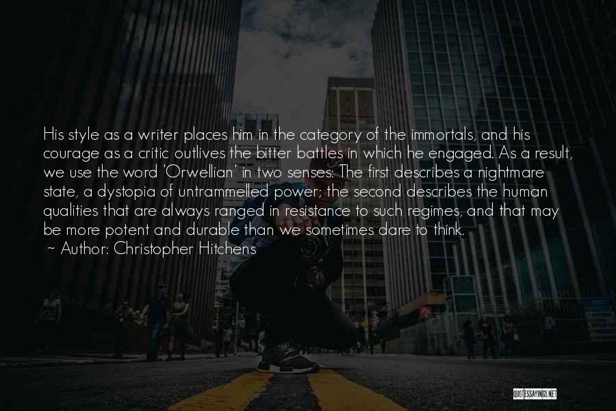 A Nightmare Quotes By Christopher Hitchens