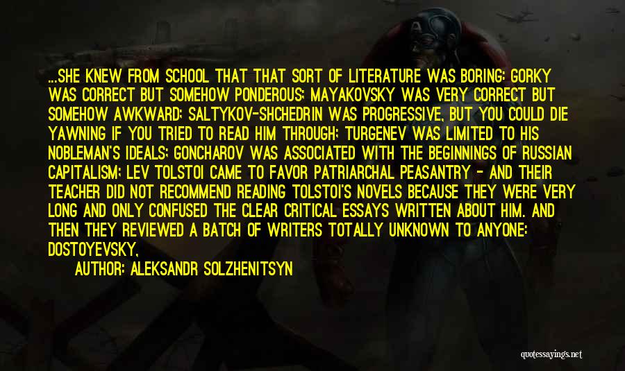 A Nobleman Quotes By Aleksandr Solzhenitsyn