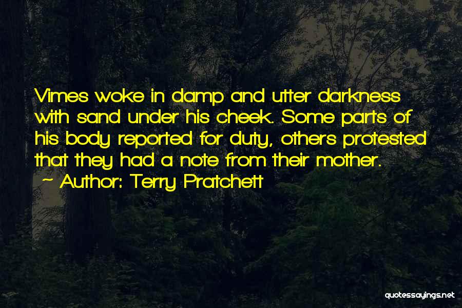 A Note From A Mother Quotes By Terry Pratchett