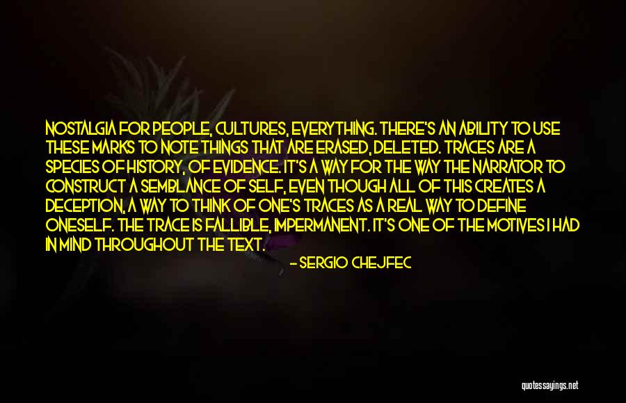 A Note To Self Quotes By Sergio Chejfec